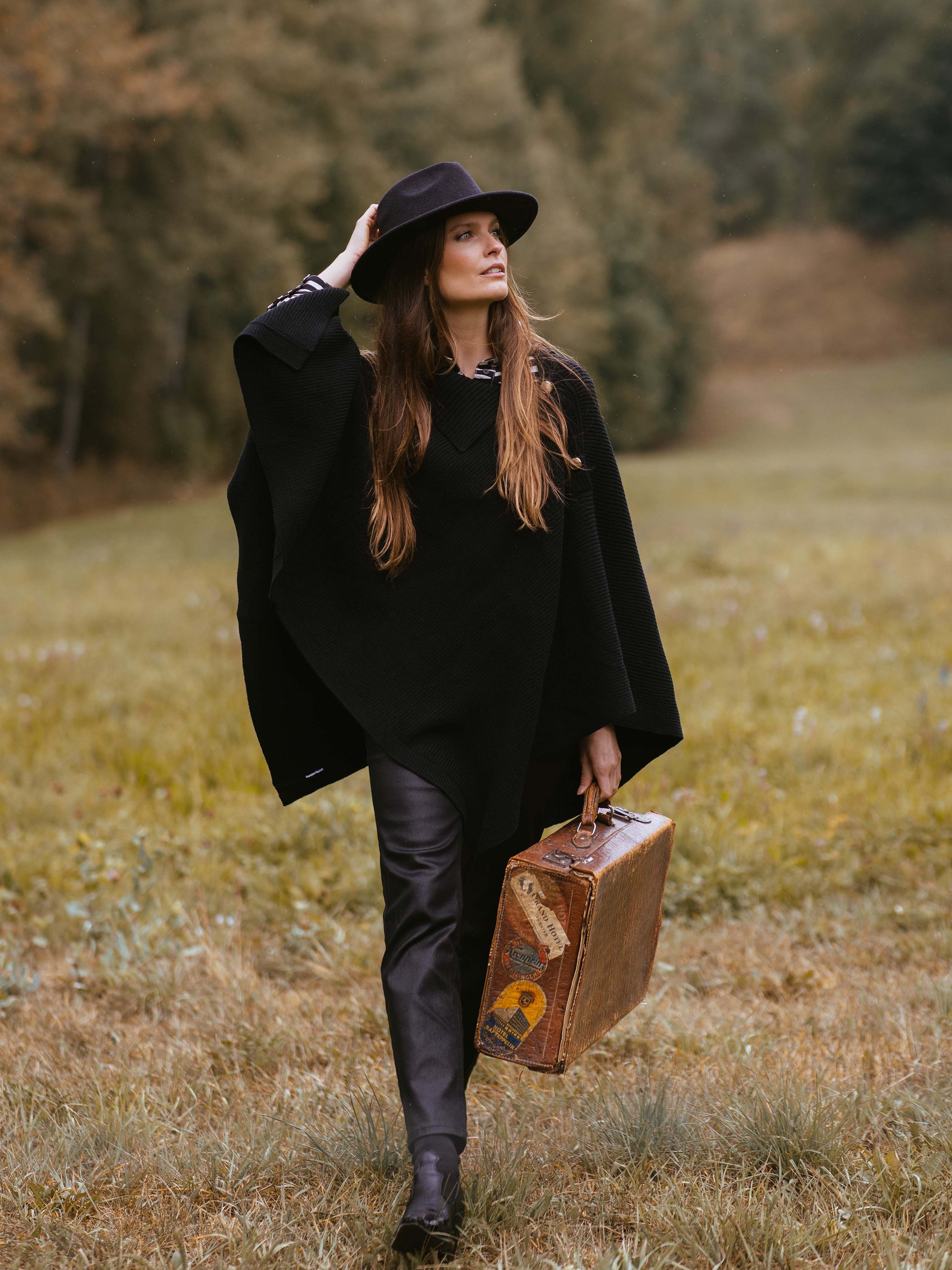 Buttoned Cape