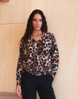 Reversible Leopard Jumper