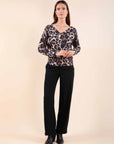 Reversible Leopard Jumper