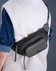 MARCEL Crocodile Effect Belt Bag