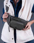 MARCEL Crocodile Effect Belt Bag