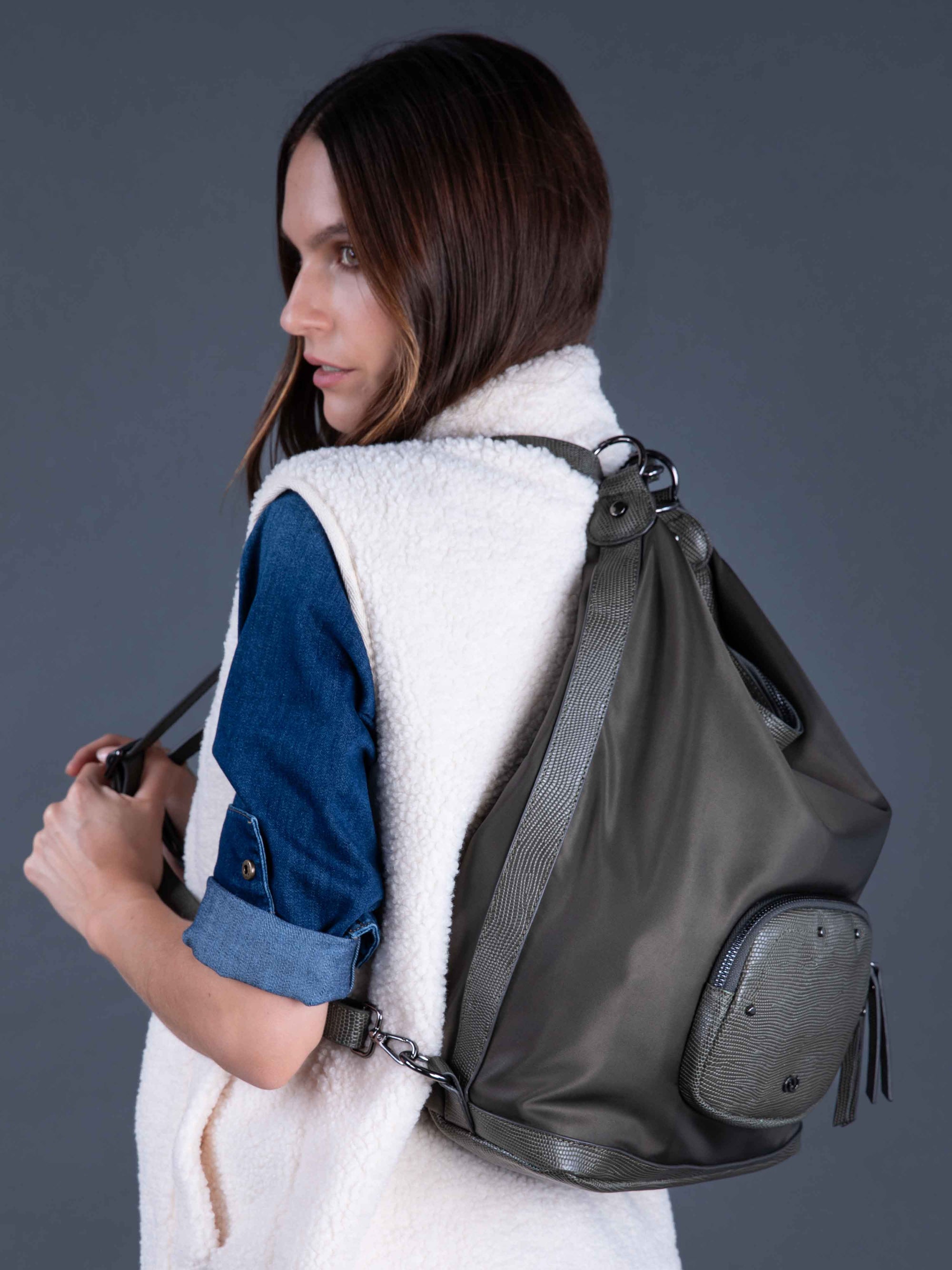 JULES Backpack in Khaki