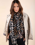 Leopard Print Scarf