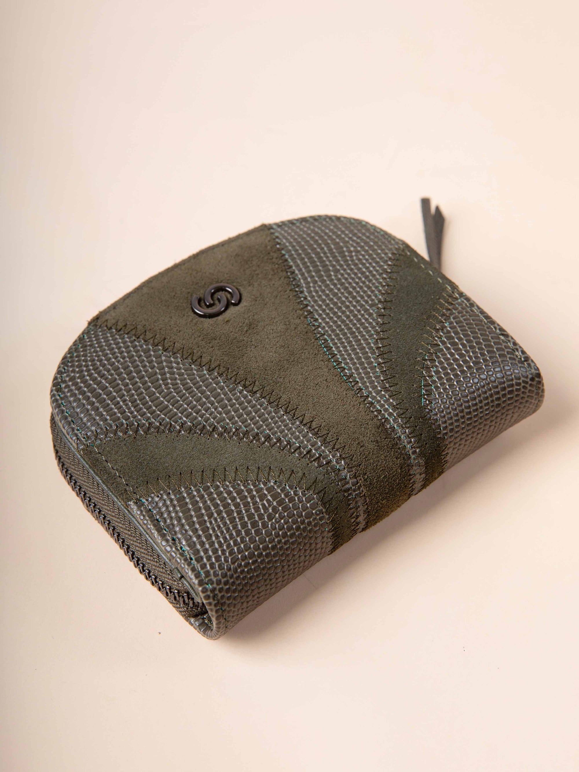 ROMEO Patchwork Purse in Khaki
