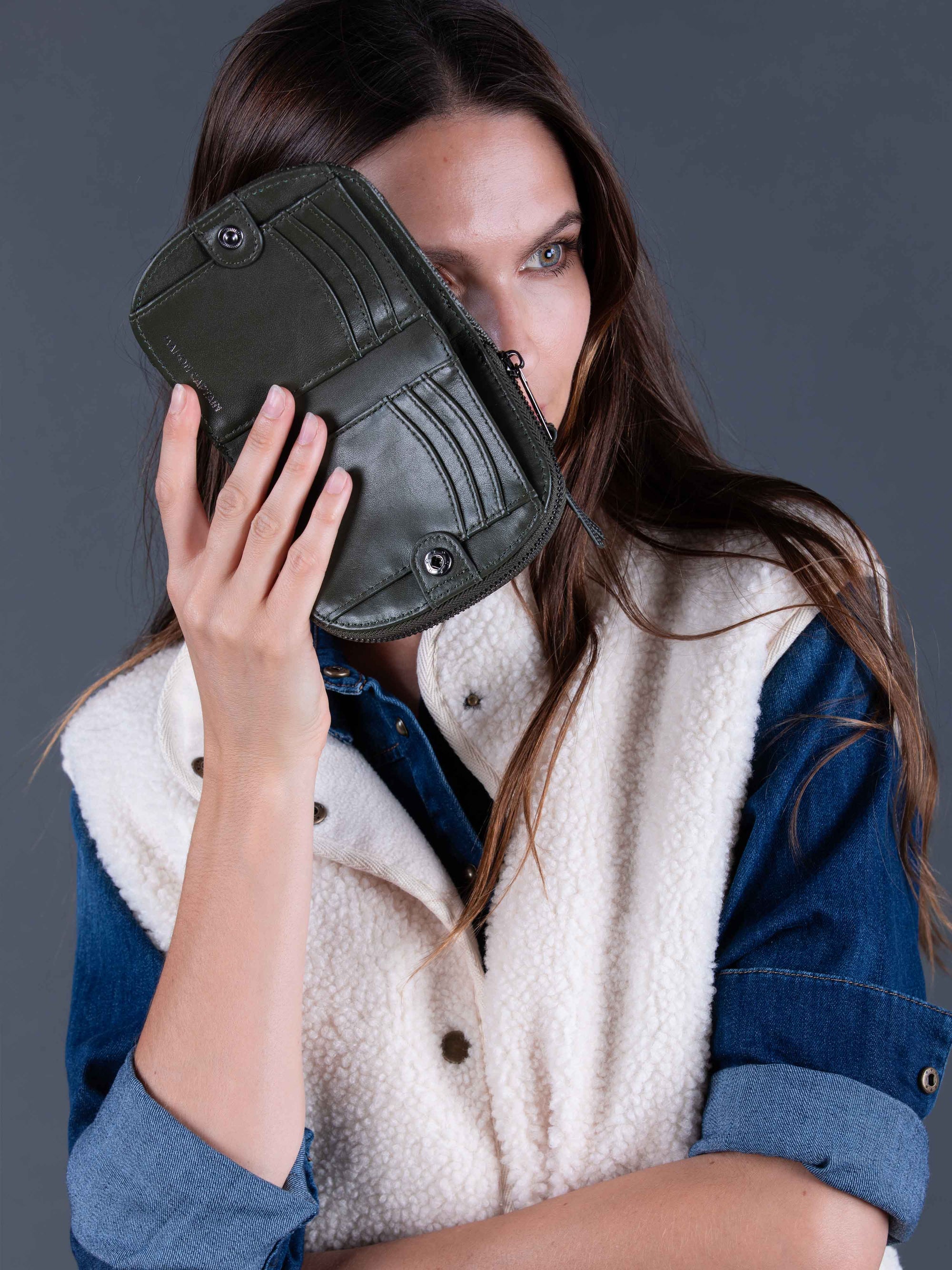 ROMEO Patchwork Purse in Khaki