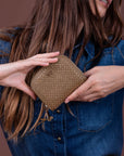 ROMEO Studded Purse in Havana