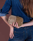 ROMEO Studded Purse in Havana