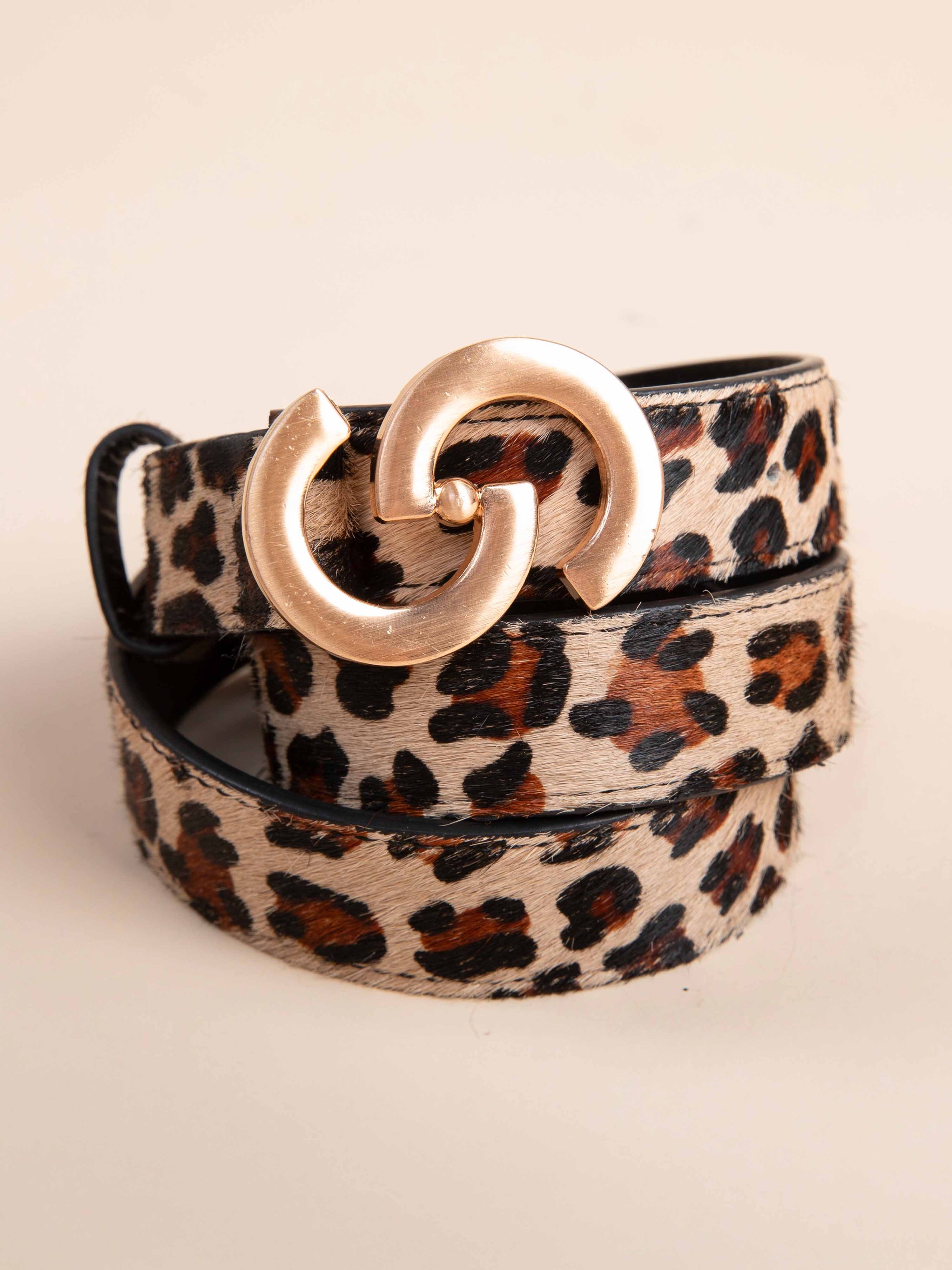 PRE-ORDER AVAILABLE LEANDRO Belt in Leopard.