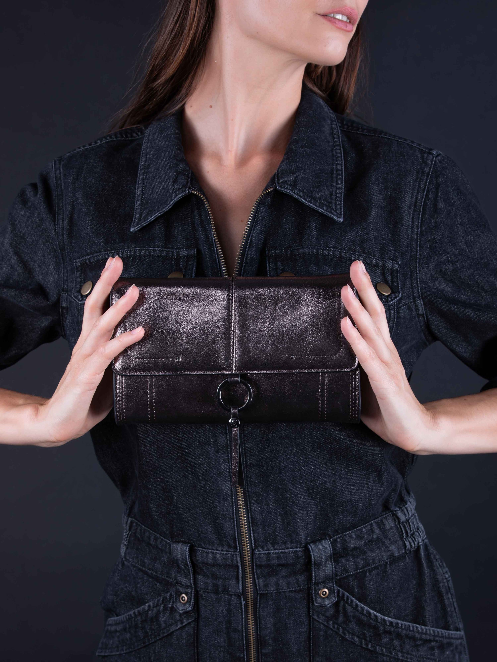 GABRIEL Mini Metallic Bag
