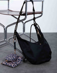 Large Half Moon Bag in Black