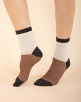 Pack of 3 Lurex Socks in Black