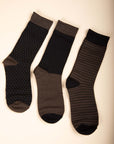 Pack of 3 Unisex Socks in Khaki