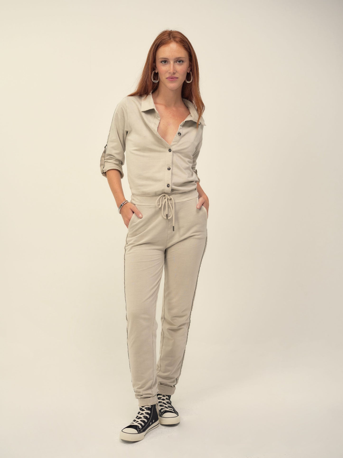 Jumpsuit in Putty