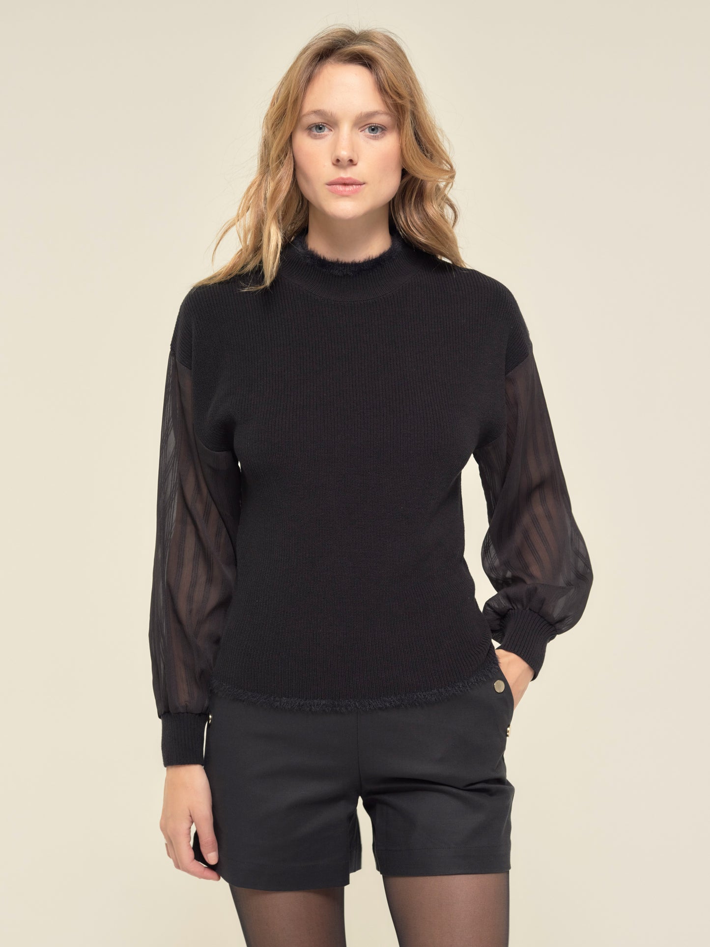 High Neck Jumper