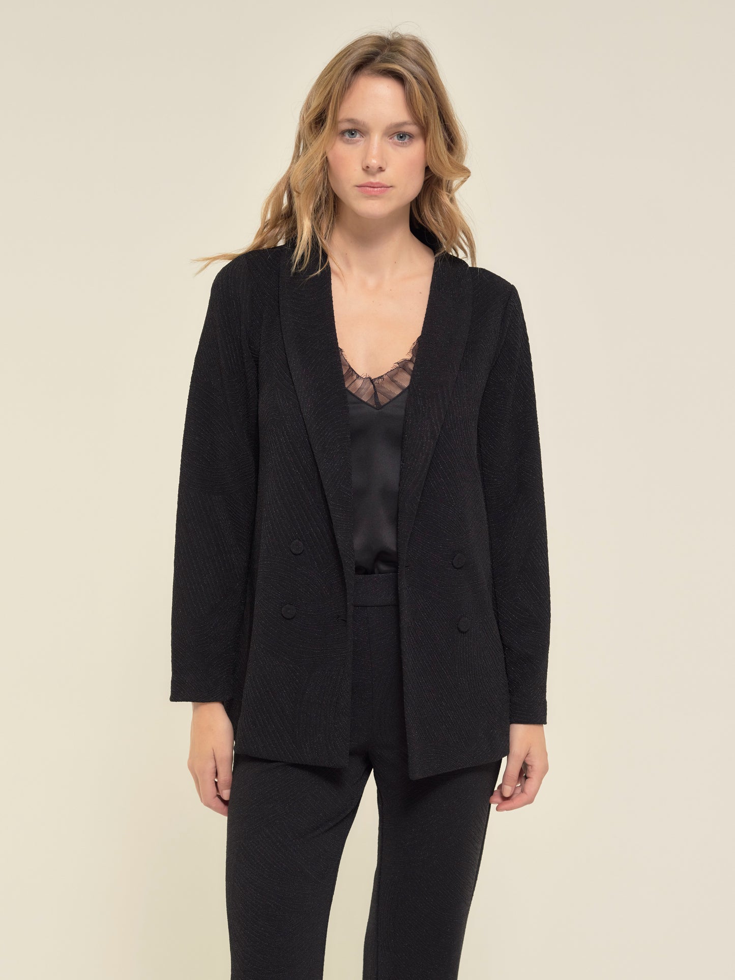 Textured Tuxedo Jacket