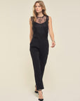 Black Lace Jumpsuit Size 12