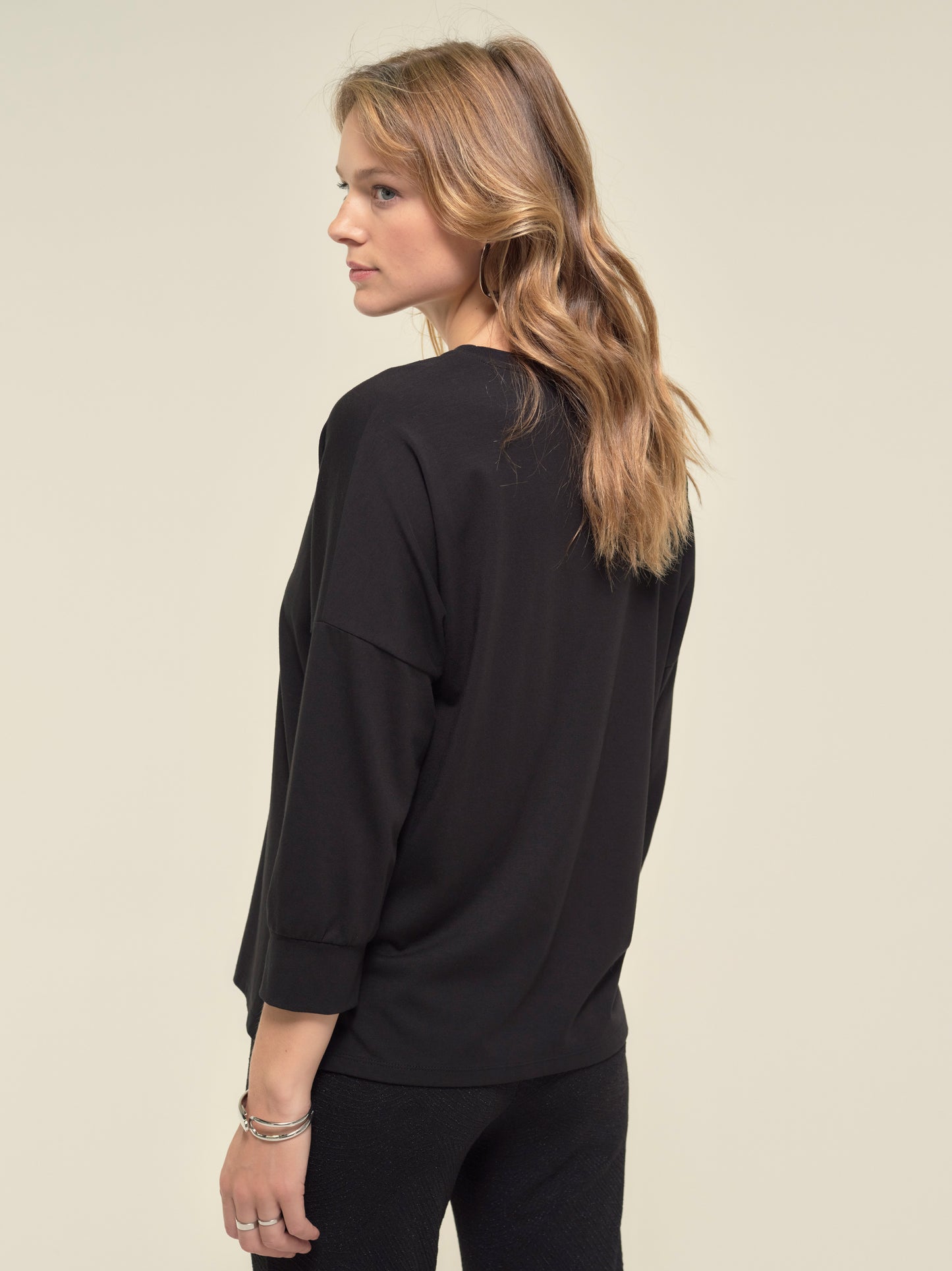 Black Sequin Jumper