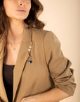 Blazer in Bronze with Charm Details