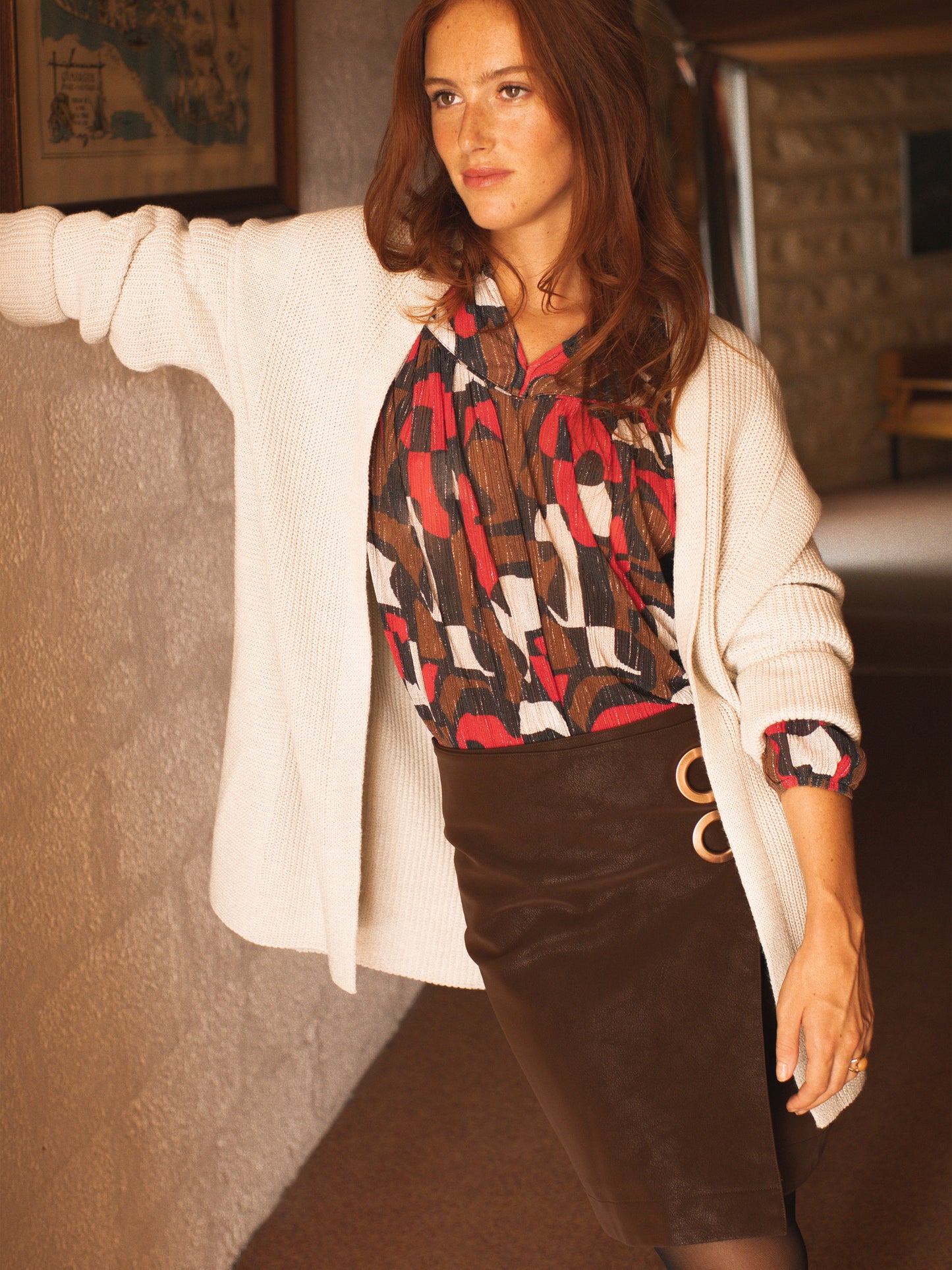 Graphic Blouse