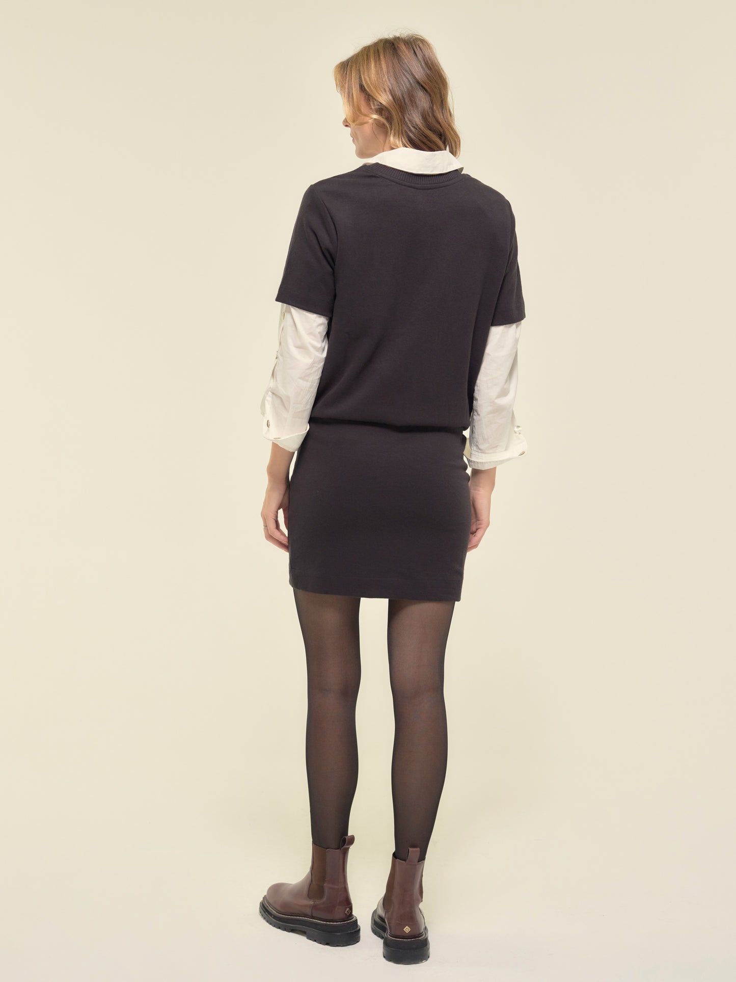 Charcoal Jumper Dress