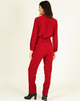 Jumpsuit in Redcurrant Size 8, 10, 12