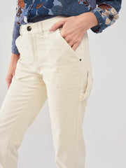 Carpenter trousers in Cream
