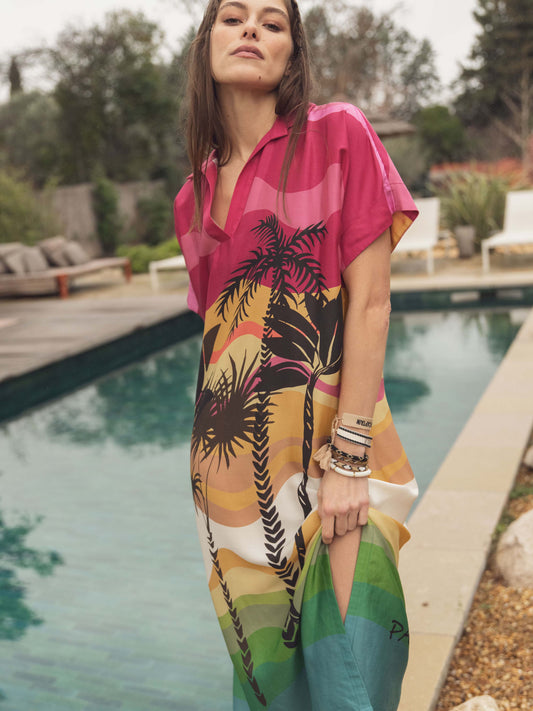Palm Tree Beach Dress
