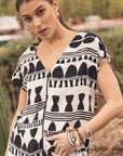 Ethnic Print Blouse Size 24