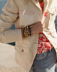 Palm Tree Print Jacket Size 16