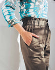 Paper Bag Trousers in Cappuccino Size 10