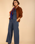 Wide-leg Jeans in Medium Denim Size 10, 18