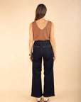 ANNIE Wide Leg Jeans in Dark Denim