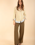 Sporty Chic Trousers in Khaki