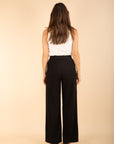 Sporty Chic Trousers in Black