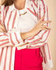 Striped Shirt in Rose Size 10, 14