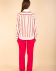 Striped Shirt in Rose Size 10, 14