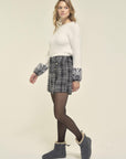 COMING UP SMALL - PLS GO UP A SIZE. Size 10 Tweed Skort
