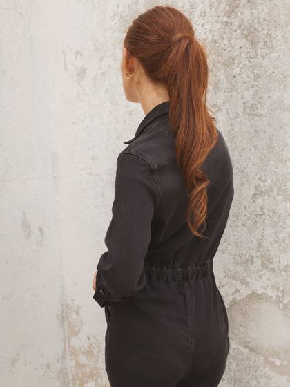 Black Denim Jumpsuit - Limited Edition