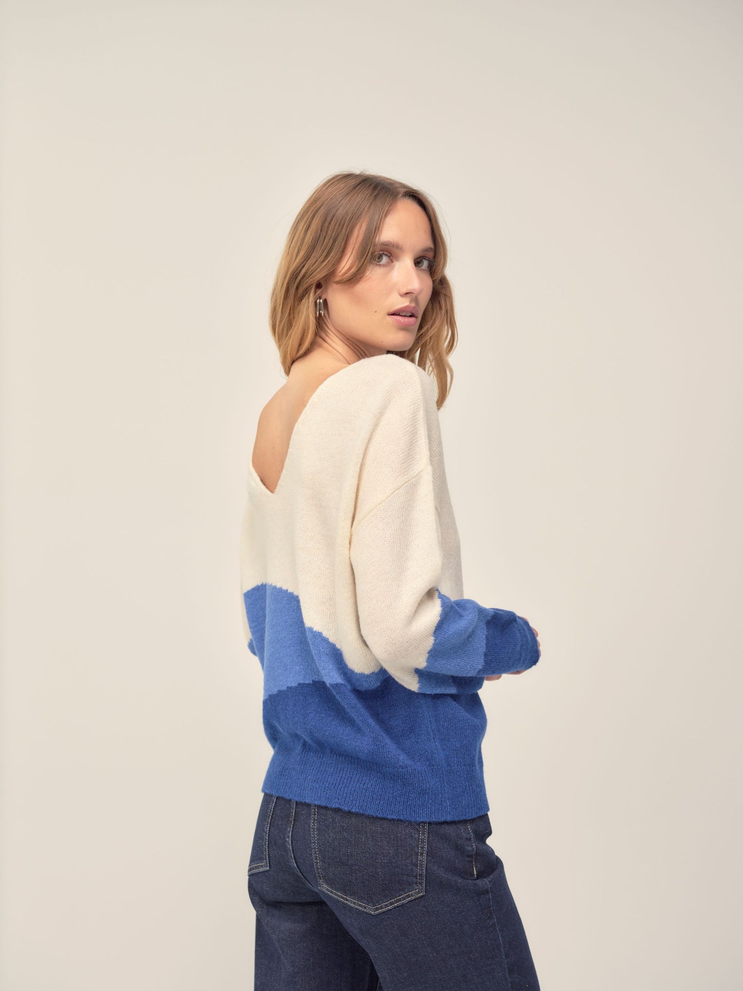 Graphic Blue Jumper