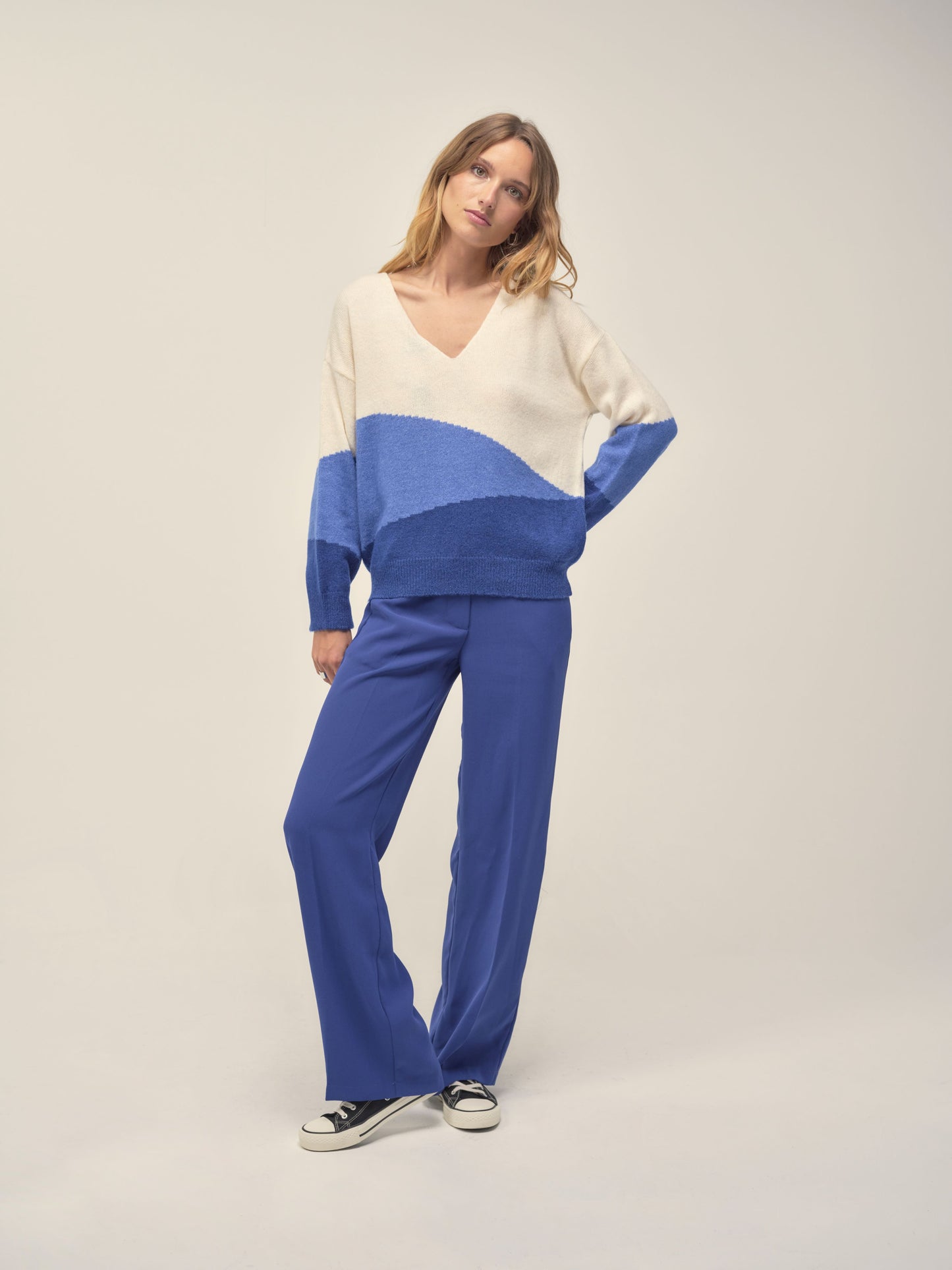 Graphic Blue Jumper