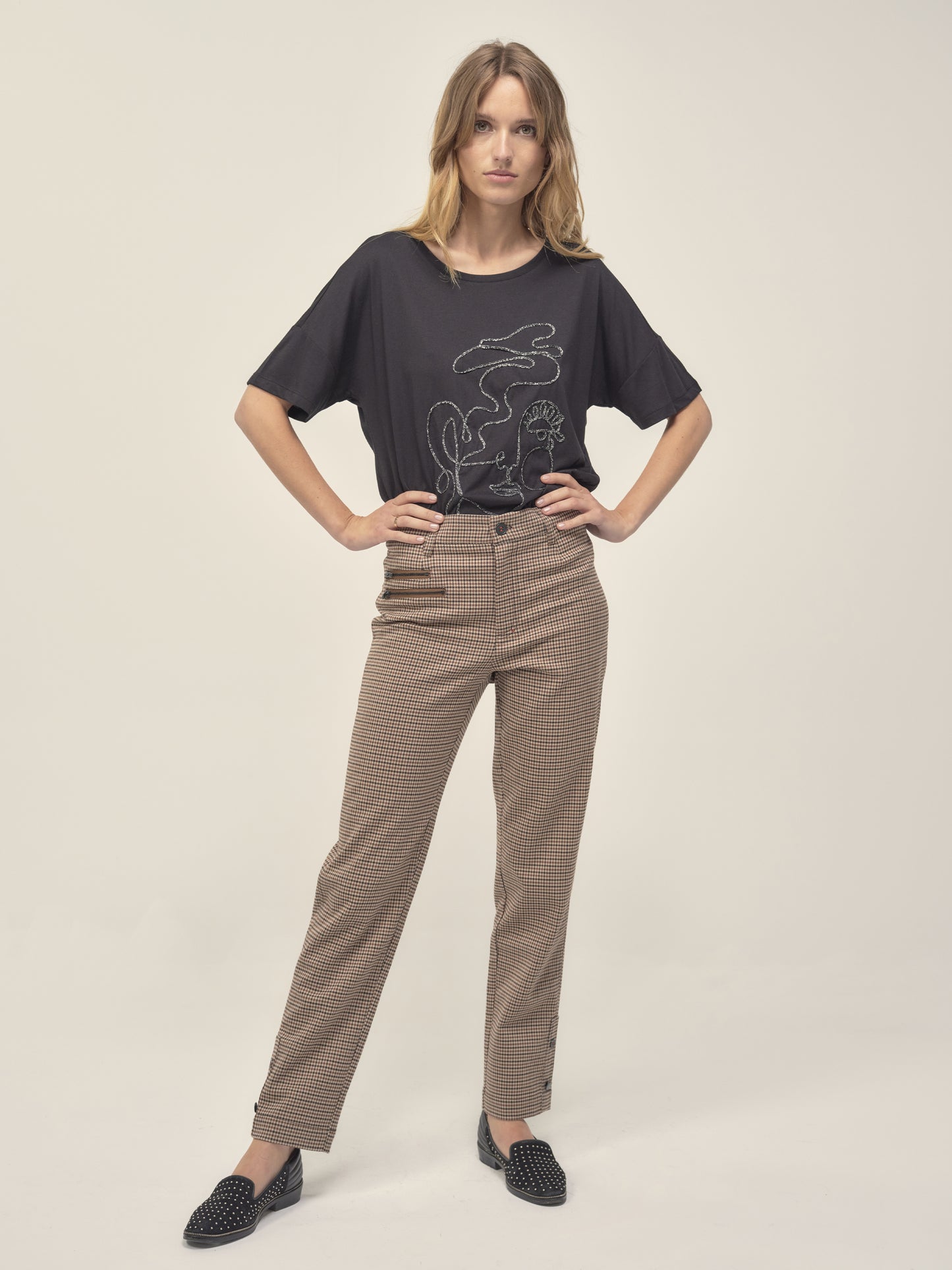 Checked Trousers