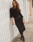 Denim Skirt in Black Size 8, 10, 16