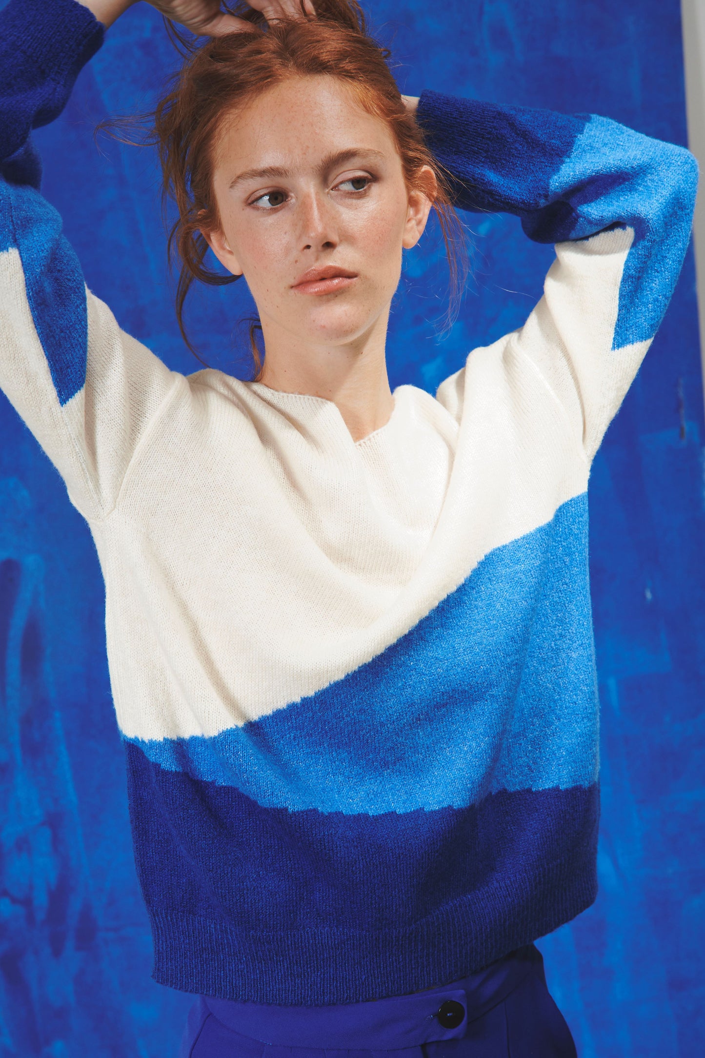 Graphic Blue Jumper