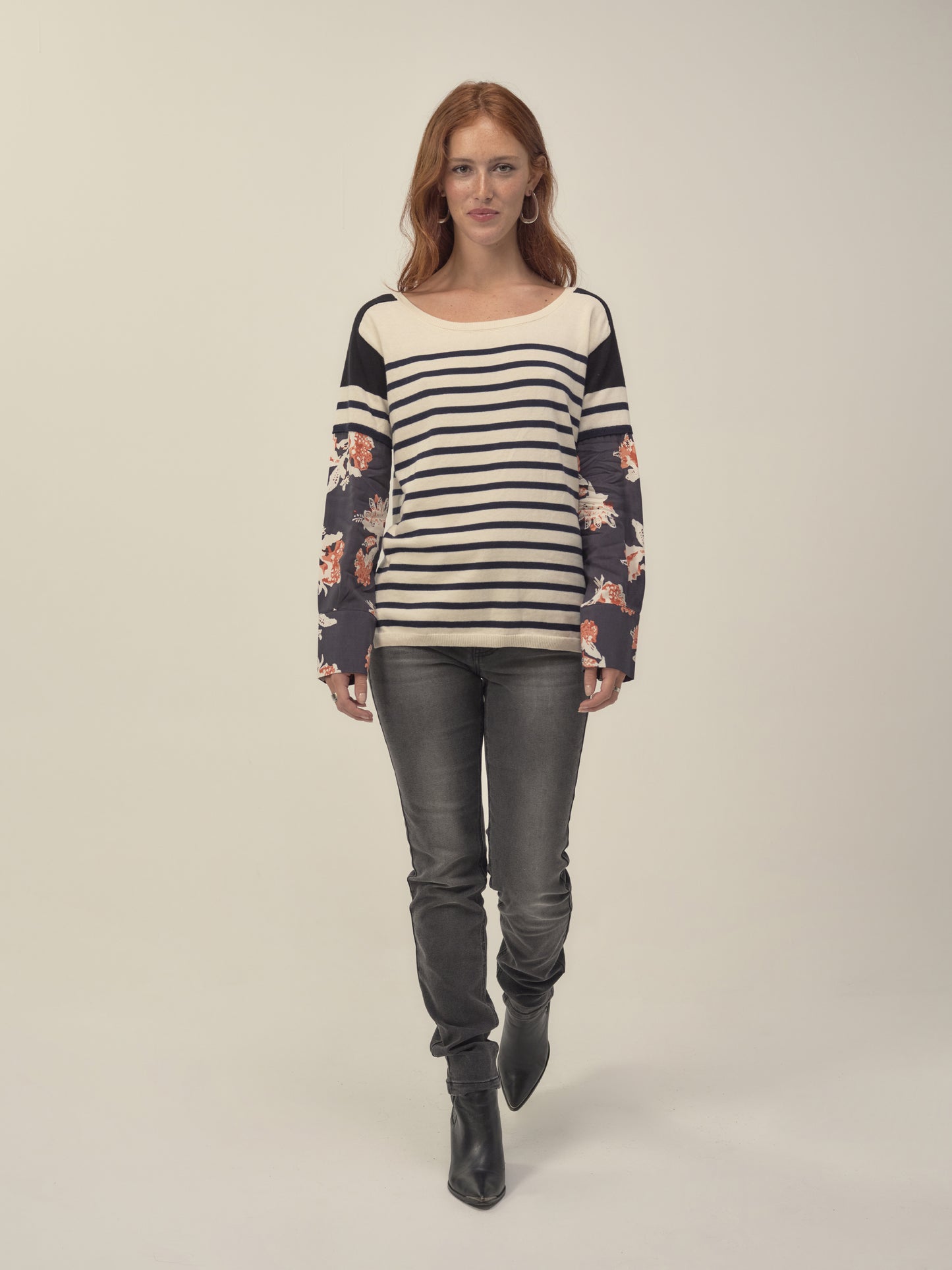 Long Sleeve Breton Top