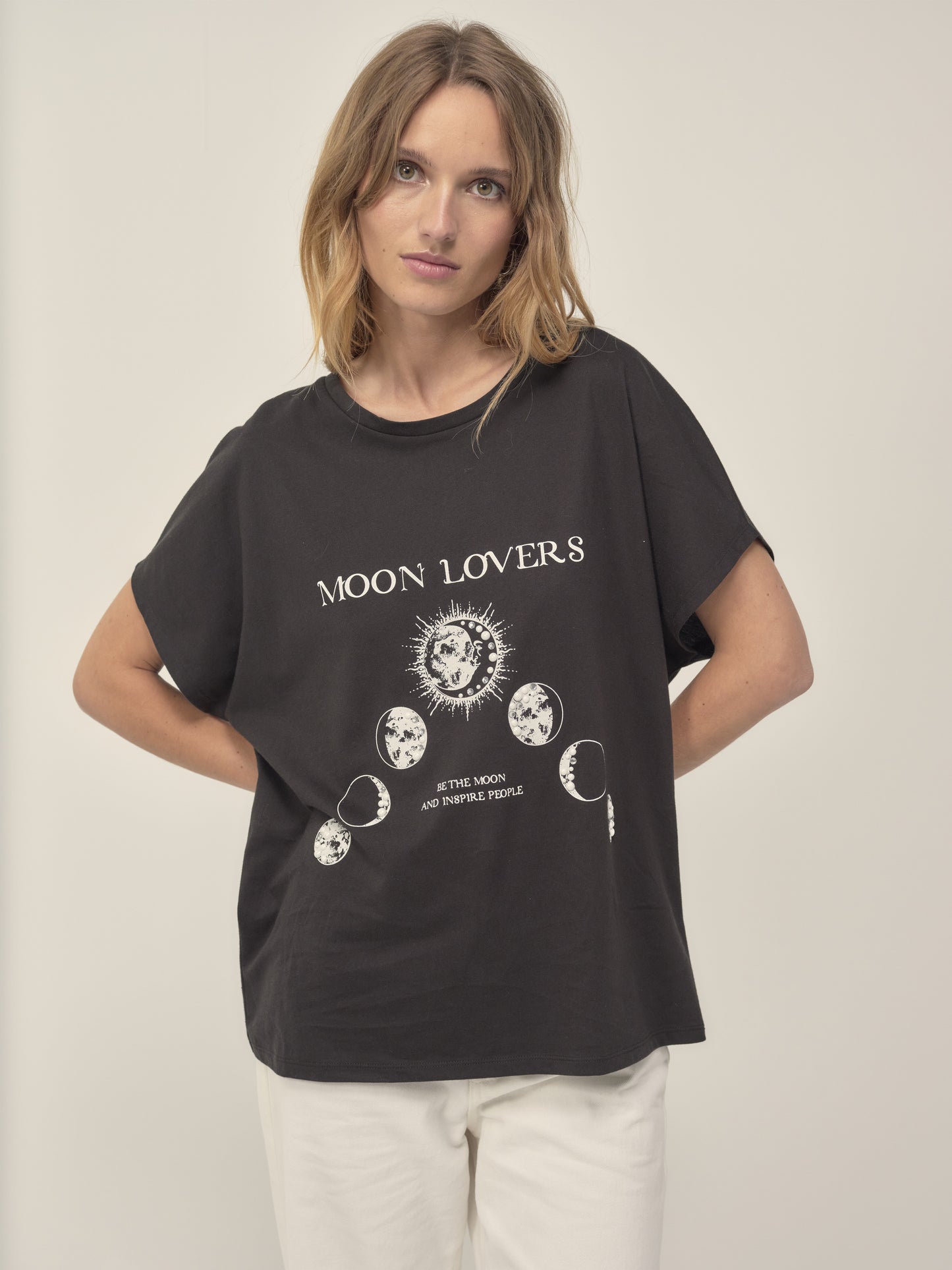 Moon T Shirt in Black
