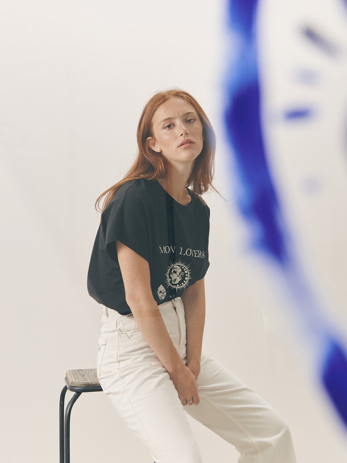 Moon T Shirt in Black