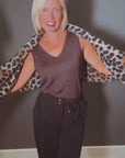 Leopard Print Scarf