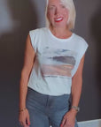 Yellowstone T-Shirt in Ecru