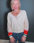 Reversible Cardigan in Cream
