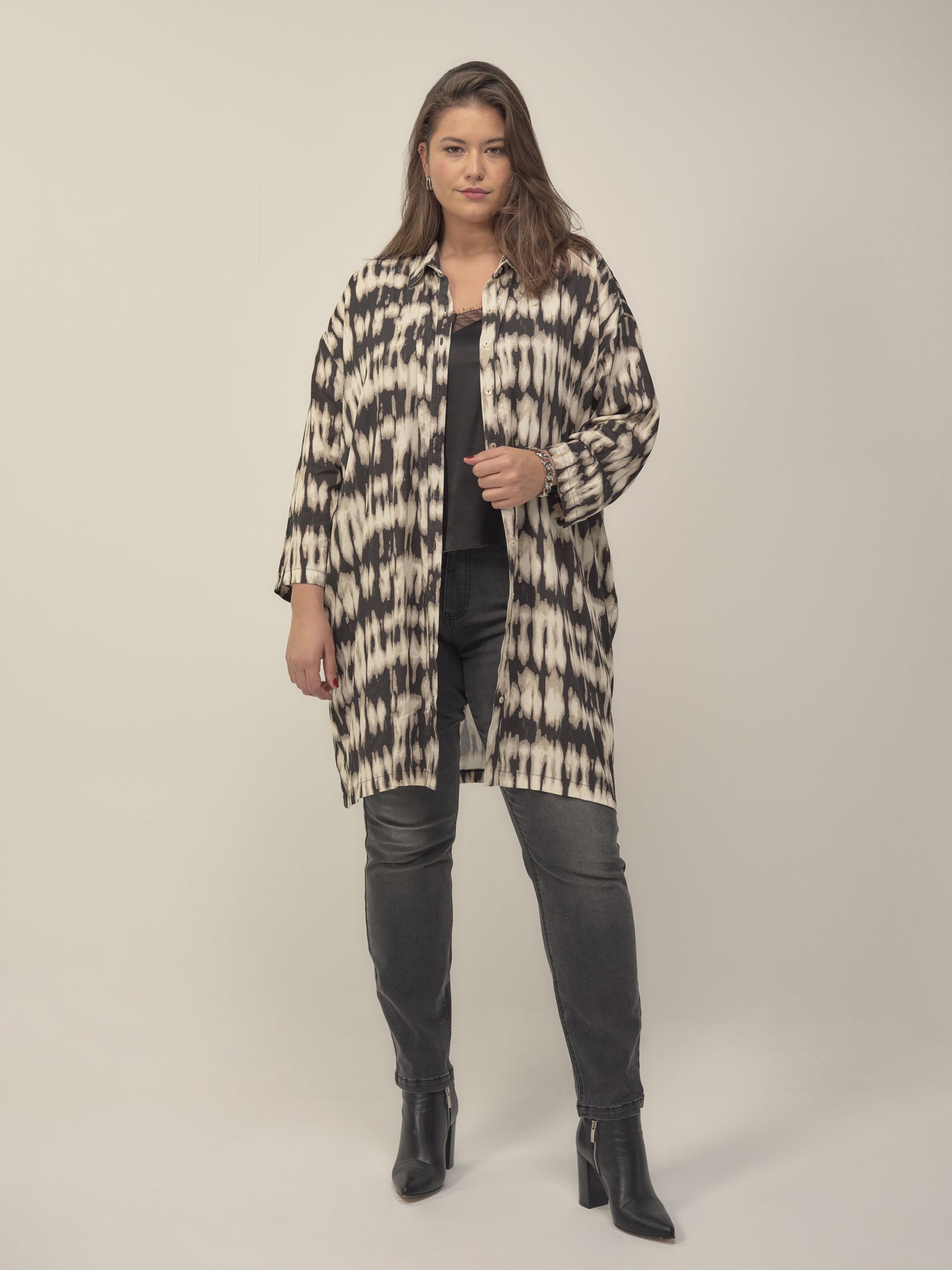 Printed Shirt Dress